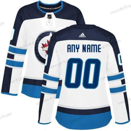 Adidas Winnipeg Jets Räätälöidyt NHL Aito Valkoinen Paita – Naisten