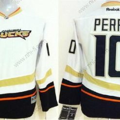 Anaheim Ducks #10 Corey Perry Valkoinen Paita – Lasten