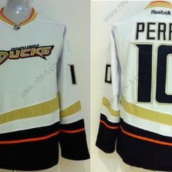 Anaheim Ducks #10 Corey Perry Valkoinen Paita – Miesten