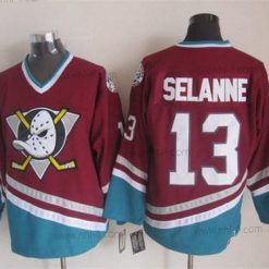 Anaheim Ducks #13 Teemu Selanne Punainen Retro CCM Paita – Miesten