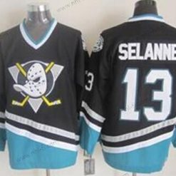 Anaheim Ducks #13 Teemu Selanne Violetti Retro CCM Paita – Miesten