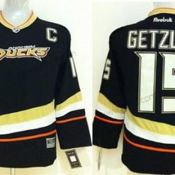 Anaheim Ducks #15 Ryan Getzlaf Musta Paita – Lasten