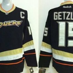 Anaheim Ducks #15 Ryan Getzlaf Musta Paita – Miesten