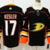 Anaheim Ducks #17 Ryan Kesler Musta 2017-2018 Jääkiekko Ommeltu NHL Paita – Miesten