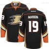 Anaheim Ducks #19 Patrick Maroon Musta Vieras Paita – Miesten