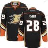 Anaheim Ducks #28 Mark Fistric Musta Vieras Paita – Miesten