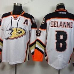 Anaheim Ducks #8 Teemu Selanne 2014 Valkoinen Paita – Miesten