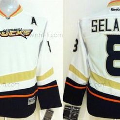 Anaheim Ducks #8 Teemu Selanne Valkoinen Paita – Lasten