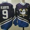 Anaheim Ducks #9 Paul Kariya 1995-96 Violetti CCM Vintage Paita – Miesten