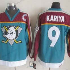 Anaheim Ducks #9 Paul Kariya Sininen Retro CCM Paita – Miesten