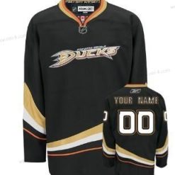 Anaheim Ducks Räätälöidyt Musta Paita – Miesten