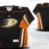 Anaheim Ducks Räätälöidyt Musta Vieras Paita – Nuoret