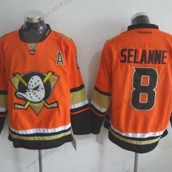 Anaheim Mighty Ducks #8 Teemu Reebok 2015 Oranssi Vaihtopaita Premier Paita – Miesten