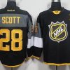 Arizona Coyotes #28 John Scott Reebok Musta 2016 NHL All-Star Premier Paita – Miesten