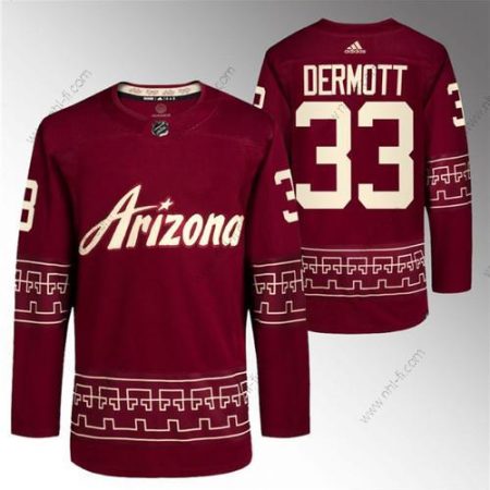 Arizona Coyotes #33 Travis Dermott Punainen Vaihtopaita Pro Paita – Miesten