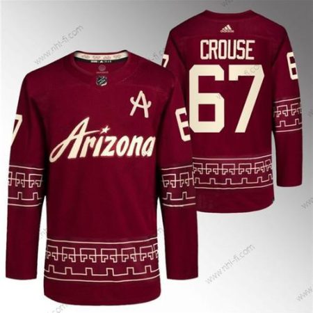 Arizona Coyotes #67 Lawson Crouse Punainen Vaihtopaita Pro Paita – Miesten