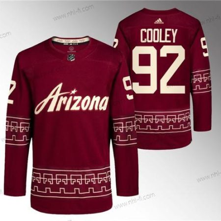 Arizona Coyotes #92 Logan Cooley Punainen Vaihtopaita Pro Paita – Miesten