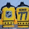 Atlantic Division Tampa Bay Lightning #77 Victor Hedman Reebok Keltainen 2017 NHL All-Star Ommeltu Jääkiekko Paita – Miesten