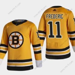 Boston Bruins #11 Trent Frederic Kulta Ommeltu NHL Paita – Miesten