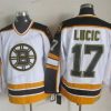 Boston Bruins #17 Milan Lucic 1996-97 Valkoinen CCM Vintage Paita – Miesten