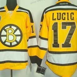 Boston Bruins #17 Milan Lucic Keltainen Paita – Miesten