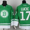 Boston Bruins #17 Milan Lucic St. Patrick’S Day Vihreä Paita – Miesten