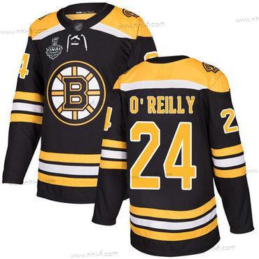 Boston Bruins #24 Terry O’Reilly Musta Kotiottelu Aito 2019 Stanley Cup Final Bound Ommeltu Jääkiekko Paita – Miesten