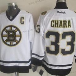 Boston Bruins #33 Zdeno Chara 2014 Valkoinen Paita – Miesten