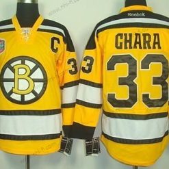 Boston Bruins #33 Zdeno Chara Keltainen Paita – Miesten