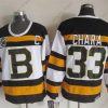 Boston Bruins #33 Zdeno Chara Valkoinen 75Th Retro CCM Paita – Miesten