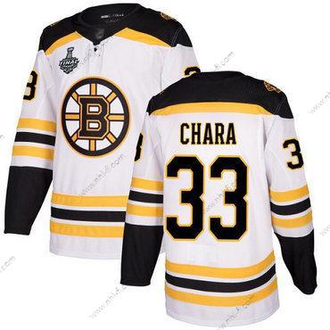 Boston Bruins #33 Zdeno Chara Valkoinen Road Aito 2019 Stanley Cup Final Bound Ommeltu Jääkiekko Paita – Miesten