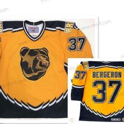 Boston Bruins #37 Patrice Bergeron Keltainen 2019 CCM NHL Paita – Miesten