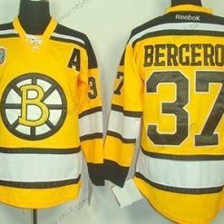 Boston Bruins #37 Patrice Bergeron Keltainen Paita – Miesten