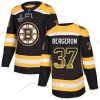 Boston Bruins #37 Patrice Bergeron Musta Kotiottelu Aito 2019 Stanley Cup Final Bound Ommeltu Jääkiekko Paita Versio 2 – Miesten