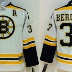 Boston Bruins #37 Patrice Bergeron Valkoinen Paita – Lasten