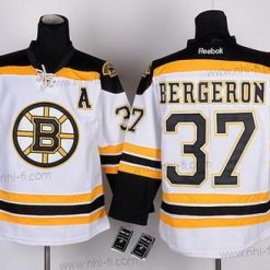 Boston Bruins #37 Patrice Bergeron Valkoinen Paita – Miesten