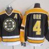 Boston Bruins #4 Bobby Orr 1996-97 Musta CCM Vintage Paita – Miesten