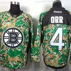 Boston Bruins #4 Bobby Orr 2014 Maastokuvio Paita – Miesten