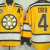 Boston Bruins #4 Bobby Orr Keltainen Paita – Miesten