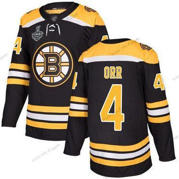 Boston Bruins #4 Bobby Orr Musta Kotiottelu Aito 2019 Stanley Cup Final Bound Ommeltu Jääkiekko Paita – Miesten