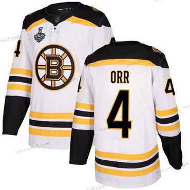 Boston Bruins #4 Bobby Orr Valkoinen Road Aito 2019 Stanley Cup Final Bound Ommeltu Jääkiekko Paita – Miesten