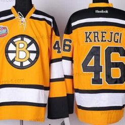 Boston Bruins #46 David Krejci Keltainen Paita – Miesten