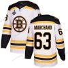 Boston Bruins #63 Brad Marchand Valkoinen Road Aito 2019 Stanley Cup Final Bound Ommeltu Jääkiekko Paita – Miesten