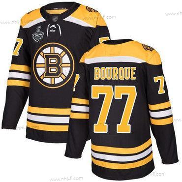 Boston Bruins #77 Ray Bourque Musta Kotiottelu Aito 2019 Stanley Cup Final Bound Ommeltu Jääkiekko Paita – Miesten