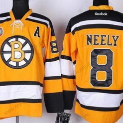 Boston Bruins #8 Cam Neely Keltainen Paita – Miesten