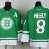 Boston Bruins #8 Cam Neely St. Patrick’S Day Vihreä Paita – Miesten