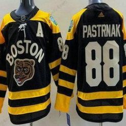 Boston Bruins #88 David Pastrnak Musta 2023 Talvi Klassinen Aito Paita – Miesten