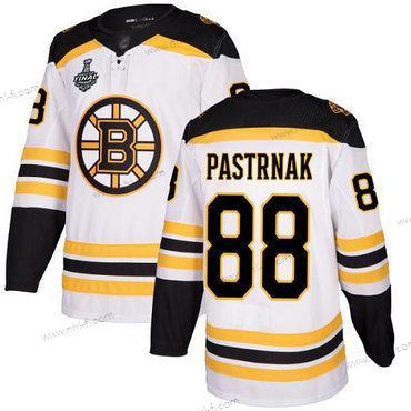 Boston Bruins #88 David Pastrnak Valkoinen Road Aito 2019 Stanley Cup Final Bound Ommeltu Jääkiekko Paita – Miesten