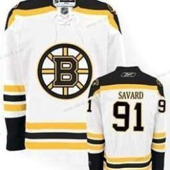 Boston Bruins #91 Marc Savard Valkoinen Paita – Miesten