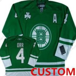 Boston Bruins Räätälöidyt Vihreä St. Patrick’S Day Paita – Miesten